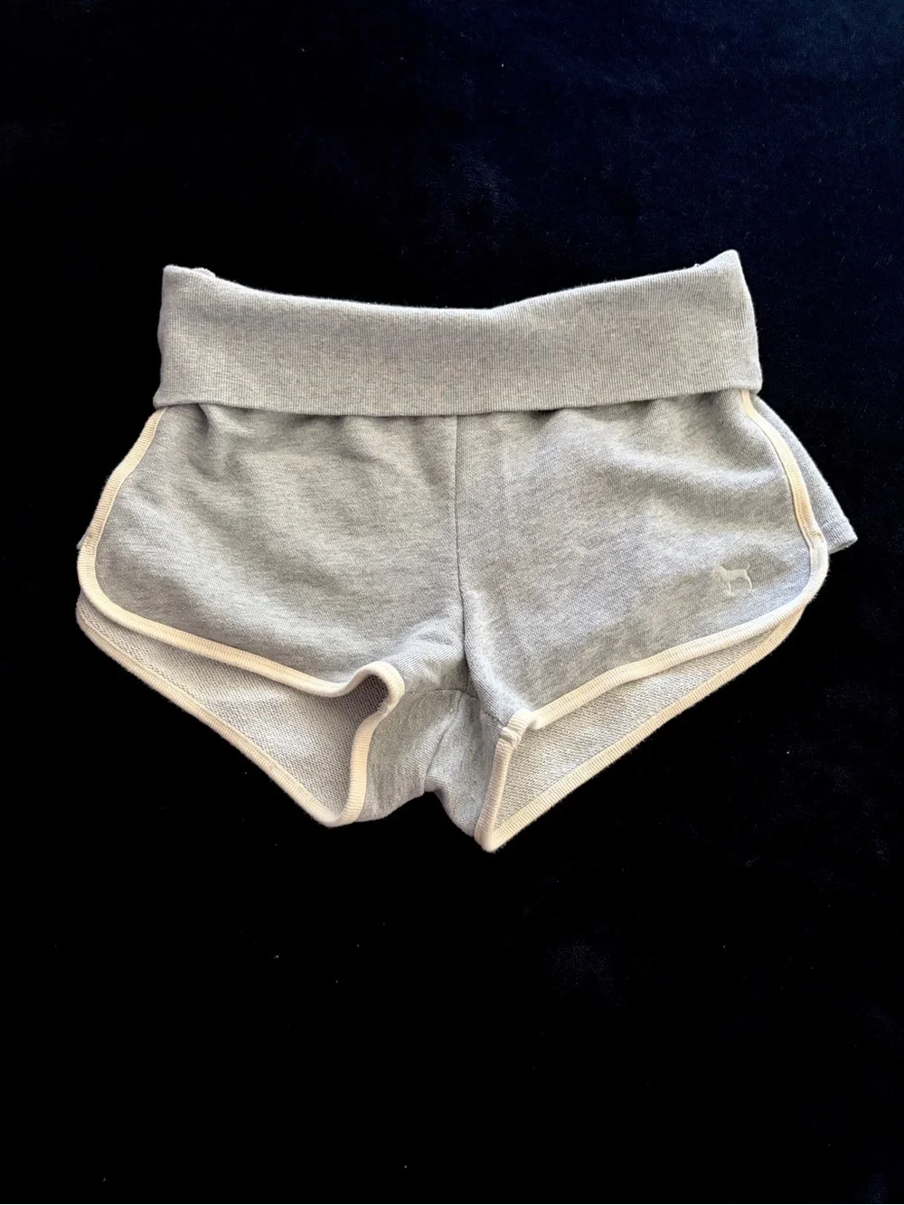 PINK Victoria's Secret Gray Fold Over Shorts